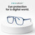 Prospek Blue Light Glasses – Eye Strain Relief, Anti Glare Blue NO Diopters, Regular