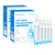 0.9% Normal Saline Solution, Sterile Sodium Chloride Wash, Single-Use Daily Cleansing, Portable Travel Size 15ml Each (40 Vials), 600ml /21.12 FL OZ