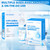 0.9% Normal Saline Solution, Sterile Sodium Chloride Wash, Single-Use Daily Cleansing, Portable Travel Size 15ml Each (40 Vials), 600ml /21.12 FL OZ
