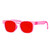 Eyekepper Metalless Sleeping Glasses Blue & Green Light Blocking, Red Lens Night Time Eyeglasses Optimized Sleep +Pink