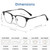 Khirhf Color Blind Glasses for Men, Ultra-Clear High-Definition Lenses, Color Correcting & Enhancing Glasses Outdoor Use for Deutan and Protan Colour Blindness