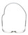 Calabria Unisex SP03 Snap Magnetic Reading Glasses – Matte Crystal Smoke Grey | Pull Apart Glasses with Magnetic Bridge | Wrap Around Eyeglasses with Adjustable Temples | Eyewear | Magnification 0.50x
