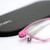 Always With You ThinOptics Reading Glasses - Ultra Thin and Lightweight Readers with Case - Special Edition Colors - Rectangle Pink 1.5x