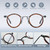 JOLLYNOVA HD7 Reading Glasses RT543 for Men & Women, Blue Light Blocking Readers, Scratch Resistant, Adjustable Nose Pads (Tortoiseshell & Single Vision, 1, x)