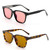 MOAROMAS 2 Pack Indoor FL-41 Pink & Outdoor Fluorescent-60 Brown Tinted Migraine Light Sensitivity Glasses for Photophobia, Fluorescent LED Glare and Computer,Two Pairs Protective Eyewear