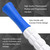 MZDXJ Muscle Roller Massage Roller Stick- Deep Tissue Fascia Blaster for Myofascial Pain Relief, Lymphatic Drainage & Body Sculpting, Handheld Physical Therapy & Recovery Tool (Blue White-24 inch)