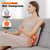 Boriwat Back Massager with Heat, 3D Kneading Massage Pillow for Back, Neck, Shoulder, Leg Pain Relief Deep Tissue, Gifts for Women Men Mom Dad(Light Gray)