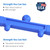 Body Back Buddy Elite FSA Eligible Trigger Point Massage Tool, Neck and Back Massager Handheld, Manual Self Massager, Massage Cane, Muscle Knot Remover with Instructions, 2-Pack Bundle (Blue)