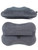 Zyllion Shiatsu Back and Neck Massager with Heat - 3D Electric Kneading Deep Tissue Massage Pillow for Muscle Pain Relief, Slate, ZMA-13
