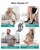 Nekteck Leg Massager for Circulation and Pain Relief, Air Compression Foot Calf Thigh Massager with 2 Heat and 3 Vibration Functions, 6 Modes 3 Intensities, Help for Muscles Relaxation