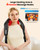 COMFIER Cordless Neck Massager with Heat, 4D Kneading Shiatsu Neck and Shoulder Massager Deep Tissue, Hands-Free Straps, FSA Eligible HSA, Father Day Gift for Dad