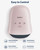 CINCOM Hand Massager - Cordless Hand Massager with Heat and Compression for Arthritis and Carpal Tunnel, Gifts for Women(Pink)