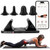 Thrival Deep Tissue Pro - Fully Adjustable Psoas Muscle Release Tool with Thrival App for Hip Flexor, Back, Glute, Iliacus, and Neck Pain - Trigger Point and Myofascial Release Tool – Carbon Black
