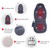 Snailax Vibration Back Massager with Heat, Massage Seat Cushion with 6 Vibrating Motors and 2 Heat Levels, Massage Chair Pad for Home Office use, Gifts for Mom
