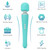 Metooka Therapeutic Cordless Massager - Powerful Massage Tool Handheld 8 Speeds 20 Patterns - Rechargeable Hand Massagers for Sore Muscles - Hand Held Massage Tool for Neck & Back