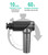 Medcursor Massage Gun - High Intensity Brushless Motor, Handheld Percussion Deep Tissue Massager with 6 Massage Heads for Sore Muscle and Stiffness, Valentines Day Gifts (Gray)