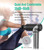 Medcursor Massage Gun - High Intensity Brushless Motor, Handheld Percussion Deep Tissue Massager with 6 Massage Heads for Sore Muscle and Stiffness, Valentines Day Gifts (Gray)