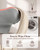 LOOMELL Neck Massager with Heat Cordless: Shiatsu Back Shoulder Massage Tools for Pain Relief Deep Tissue Electric 4D Kneading for Muscle Remedy Lymphatic Drainage Gifts for Men Women Mom Dad (Brown)