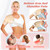 Castor Oil Pack Wrap, 12 Pcs Reusable Castor Oil Pack Kit Organic Cotton for Shoulder Hands Neck Waist Chest Knees and Feet, Adjustable Compress Pads for Entire Body