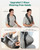 Snailax Neck Massager for Pain Relief Deep Tissue, Neck Massage with Heat, Cordless Massager for Back and Shoulder Pain, Deep Kneading Back Massager, Gift for Mom Dad