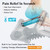 Kandwin Icing Foot Roller Massager for Plantar Fasciitis Relief, Cold Therapy Massage Tool for Heel Arch Pain & Sore Tired Feet, Runners, Athletes, Standing Workers, Home Office Gym Use, Grey