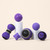 Posture Magic Massage Ball Kit for Myofascial Trigger Point Release & Deep Tissue Massage - Set of 6 - Large Foam/Small Foam/Lacrosse/Peanut/Spiky/Hand Exercise Ball (Purple)