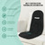 Snailax Vibration Back Massager with Heat, Seat Massager with 8 Vibrating Motors & 5 Modes, Chair Massager Cushion, Massage Pad for Chair, Office, Gifts for Parents Woman