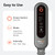 SHINE WELL Leg Compression Massager, Leg Massager for Circulation and Pain Relief, Air Compression Leg Massager with 3 Modes 3 Intensities 2 Extenders and Adjustable Wraps