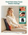 Snailax Back Massager with Heat – 3D Shiatsu Massage Pillow for Neck & Back, Fixed Kneading Nodes, Chair & Sofa Use, Gift for Mom, Dad, Women & Men