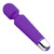 Yarosi Vibrator Wand Massager Strongest Massage Vibrating Power - Best Rated for Travel Gift - Magic Stress Away - Perfect for Muscle Aches and Sports Recovery - USB - Purple
