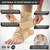 Sleeve Stars Ankle Brace for Women & Men, Ankle Wrap for Sprain, Compression Sleeve for Plantar Fasciitis Relief, Easy Customizable Support: w/ Removable Strap (Pair/M:10"-12"/Beige)