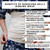 SageAbay Bengkung Belly Binding Wrap, Organic Cotton Postpartum Belly Band, Hip and Waist Support (Off White)
