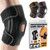 DR. BRACE ELITE Knee Brace with Side Stabilizers & Patella Gel Pads for Maximum Knee Pain Support and fast recovery for men and women-Please Check How To Size Video (XX-Large, Mercury)