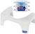 Squatty Potty 7″ Toilet Stool + Plant‑Based Flushable Wipes Bundle — Improve Bathroom Posture & Freshness, Spa‑Scented, Flushable & Septic‑Safe