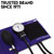 MDF Instruments, Calibra Aneroid Premium Professional Sphygmomanometer, Blood Pressure Monitor with Adult Cuff & Carrying Case, Lifetime Calibration, White Dial, Purple Cuff, MDF808M08