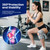 JOMVD Knee Brace for Knee Pain, Meniscus Tear, Adjustable Knee Support with Side Spring Stabilizers for ACL,Meniscus Tear, Arthritis, Patella Stability, Knee Pain Relief, Women and Men,Small