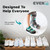 EVENup - Shoe Lift for Walking Boot I Adult Size Large I Shoe Balancer for Use with Fracture Boots or Leg Length Discrepancy I 3 Adjustable Heights for Gait Improvement I Shoe Leveler, Shoe Riser