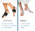 Caretras 2-Pack Bunion Corrector for Women & Men, Orthopedic Bunion Splint for Hallux Valgus Pain Relief, Big Toe Separator, Adjustable Day/Night Support, Comfortable Hammer Toe Straightener