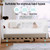 NUTIKAS Baby Bed Rail Guard for Toddlers - 78" Toddler Bed Rails for Twin, Full, Queen, King Bunk Size Bed Swing Down Bedrail Extral Tall Child Safety Side Railing Guards for Kids White