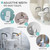 Lianjindun Toilet Safety Rails (350 lb), Adjustable Toilet Frame for Elderly, Seniors, Handicap & Disabled, Foldable Handicap Toilet Handles Fit Any Toilets (Gray)