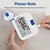 Alcedo Blood Pressure Monitor for Home Use, Automatic Digital BP Machine with Large Cuff for Upper Arm, LCD Screen, 2x120 Memory, Talking Function