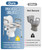 HOMLAND Raised Toilet Seat with Handles, Toilet Seat Riser for Seniors with Adjustable Height & Width, 300lb Handicap Elevated Toilet Seat for Elderly, Pregnant, Fit Any Toilet