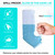 MedVance 1000ml Portable Urinals for Men, 10 Pack – Spill Proof Men's Urinal Bottle w/Glow in Dark & Leak-Proof Lid – Easy-Grip Durable Pee Bottles for Men - Ideal Male Pee Bottle for Elderly Care
