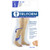 Truform 20-30 mmHg Compression Stockings for Men and Women, Thigh High Length, Dot-Top, Open Toe, Brown, Small