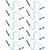 Shoulder Pulley Over The Door Physical Therapy System, Exercise Pulley for Physical Therapy, Alleviate Shoulder Pain and Facilitate Recovery from Surgery (10PCS-Blue)