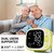 Oklar Blood Pressure Monitors for Home Use Rechargeable Wrist Digital BP Machine Cuff with LED Backlit Display, Voice Broadcast, 240 Memory Storage for 2 Users with Carrying Case, Green