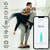 Wyze Smart Scale X - Digital Bathroom Scale for Body Weight, BMI, Body Fat, Muscle Mass, Heart Rate Monitor | Sync with Health Apps | for People, Baby & Pet, 400 lbs (Black)