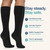 TheraMagic® Non Slip Zipper Compression Socks for Men & Women, 20-30mmHg Closed Toe Graduated Zippered Compression Stocking