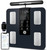 GE Smart Scale for Body Weight: 8-Electrode Digital Bathroom Scale for Weight Fat BMI Muscle Mass Full Body Composition Analyzer 50 Measurements Bluetooth Highly Accurate Weighing Machine 400lb Black
