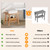 Bamboo Shower Bench for Inside Shower to Sit on,Waterproof Shower Stool for Shaving Legs,Spa Bathroom Shower Chair with Storage Shelf, Bathroom Bench Seat-Natural Bamboo